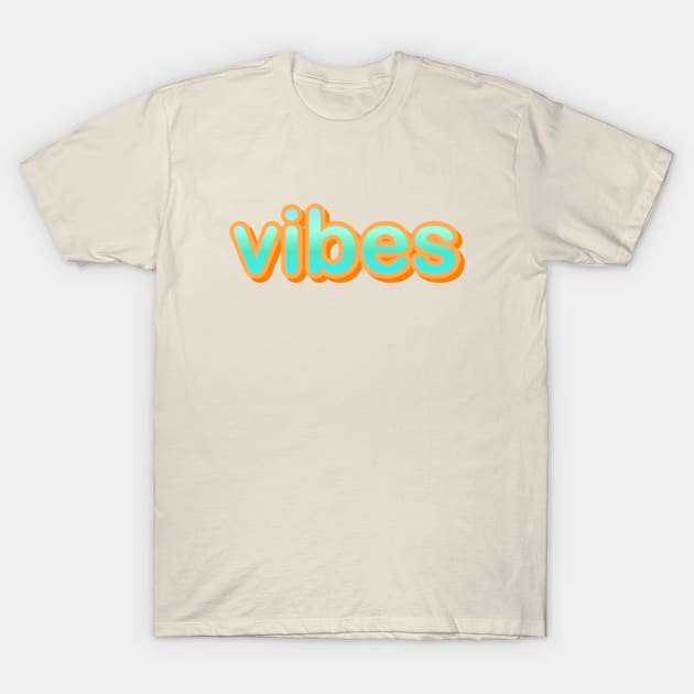 vibes turquoise orange aesthetic text edit